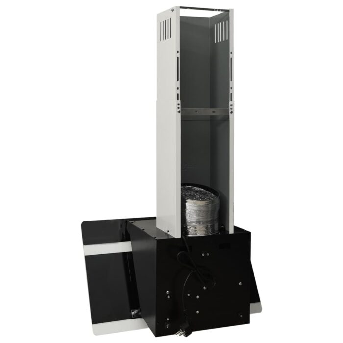 Hotte murale 60 cm Acier et verre trempé Noir – Image 4