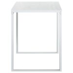 Bureau d'ordinateur Blanc 110x60x73 cm Aggloméré – Image 2