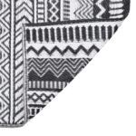 Tapis d'extérieur ARAKIL Noir 80x150 cm PP – Image 2