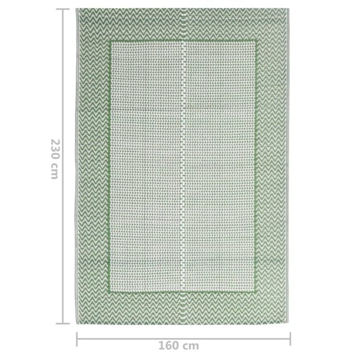 Tapis d'extérieur ARAKIL vert 160 x 230 cm PP – Image 5