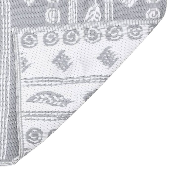 Tapis d'extérieur ARAKIL Gris 140x200 cm PP – Image 2