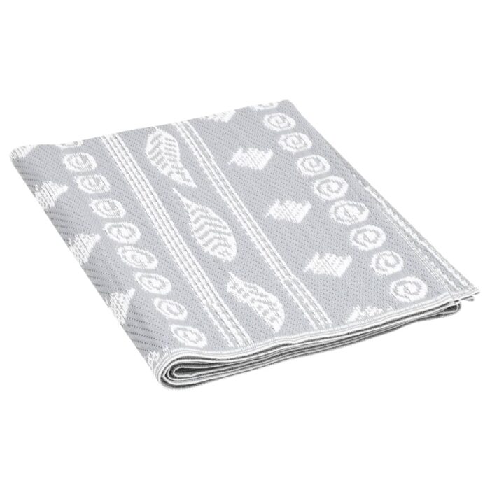 Tapis d'extérieur ARAKIL Gris 140x200 cm PP – Image 3