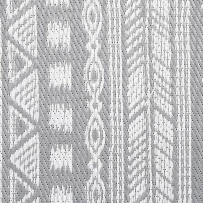 Tapis d'extérieur ARAKIL Gris 140x200 cm PP – Image 4