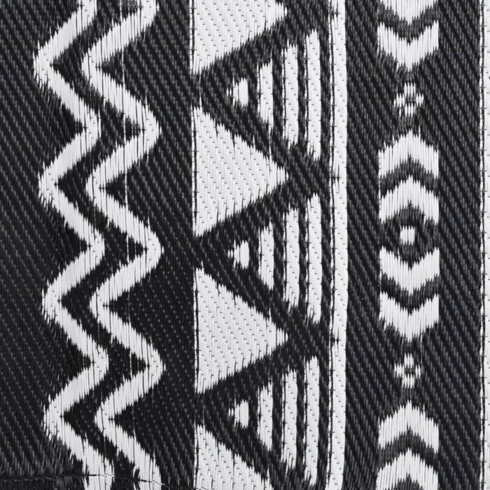 Tapis d'extérieur ARAKIL Noir 160x230 cm PP – Image 4