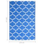 Tapis d'extérieur ARAKIL Noir 120x180 cm PP – Image 5