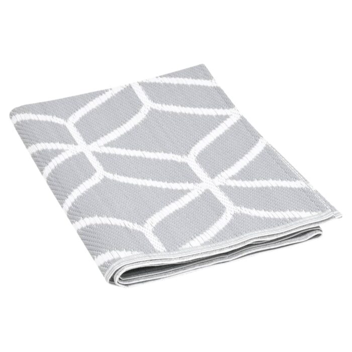 Tapis d'extérieur ARAKIL Gris 140x200 cm PP – Image 3