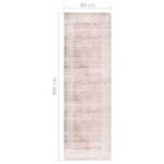 Tapis lavable antidérapant 80x300 cm Beige – Image 6