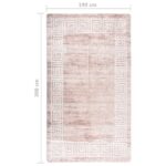 Tapis lavable antidérapant 190x300 cm Beige – Image 6