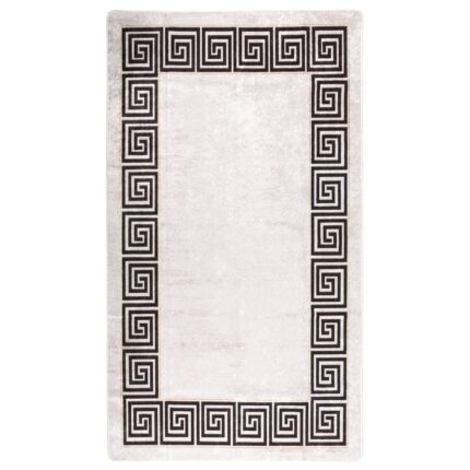 Tapis lavable antidérapant 190x300 cm beige clair
