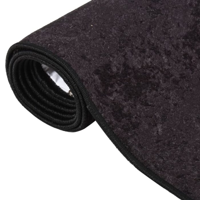 Tapis lavable antidérapant 80x150 cm Anthracite – Image 4
