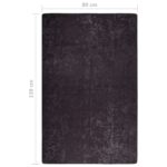 Tapis lavable antidérapant 80x150 cm Anthracite – Image 6