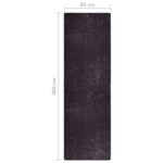 Tapis lavable antidérapant 80x300 cm Anthracite – Image 6