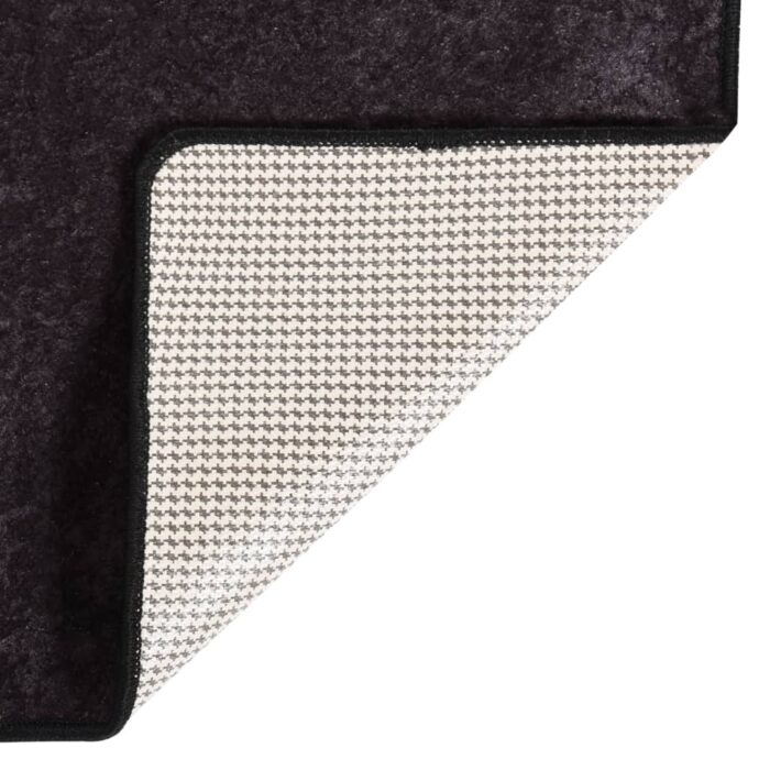 Tapis lavable antidérapant 120x180 cm Anthracite – Image 2