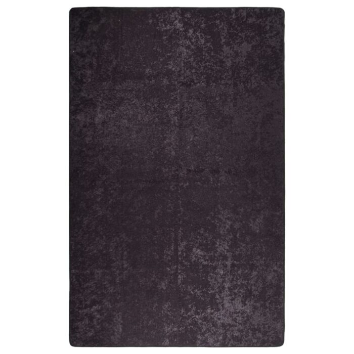 Tapis lavable antidérapant 160x230 cm anthracite – Image 1