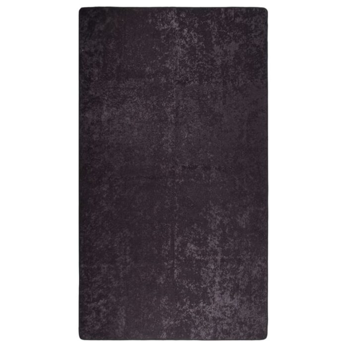 Tapis lavable antidérapant 190x300 cm Anthracite – Image 1
