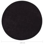 Tapis lavable antidérapant φ120 cm Anthracite – Image 4