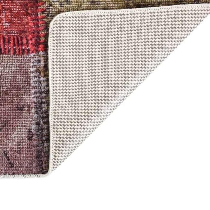 Tapis lavable antidérapant Patchwork 160x230 cm Multicolore – Image 2