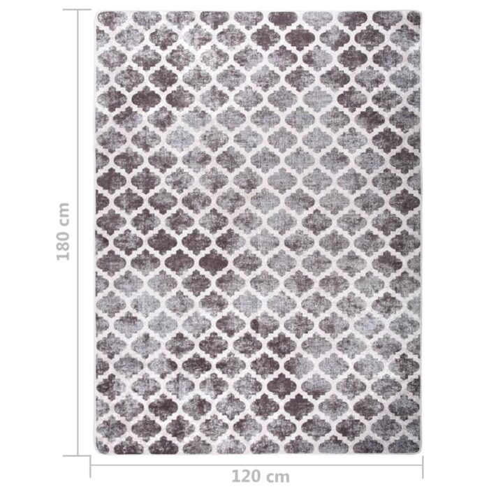 Tapis lavable antidérapant 120x180 cm multicolore – Image 4
