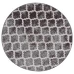 Tapis lavable antidérapant φ120 cm multicolore