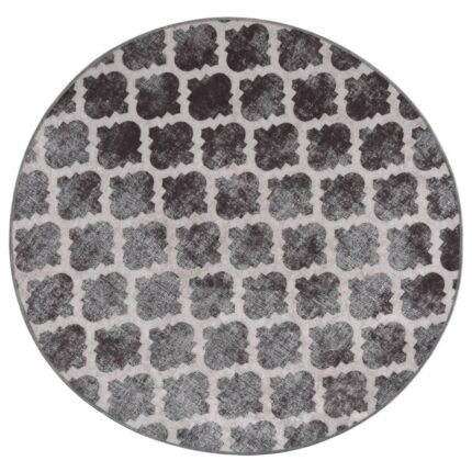 Tapis lavable antidérapant φ120 cm multicolore