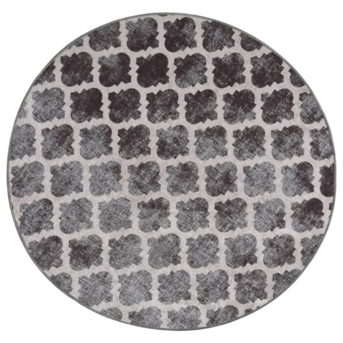 Tapis lavable antidérapant φ120 cm multicolore – Image 1