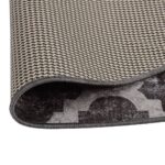 Tapis lavable antidérapant φ120 cm multicolore – Image 2