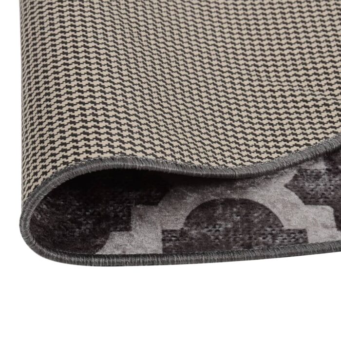 Tapis lavable antidérapant φ120 cm multicolore – Image 2