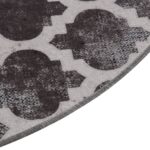 Tapis lavable antidérapant φ120 cm multicolore – Image 3