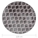 Tapis lavable antidérapant φ120 cm multicolore – Image 4