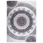 Tapis lavable antidérapant 120x180 cm multicolore