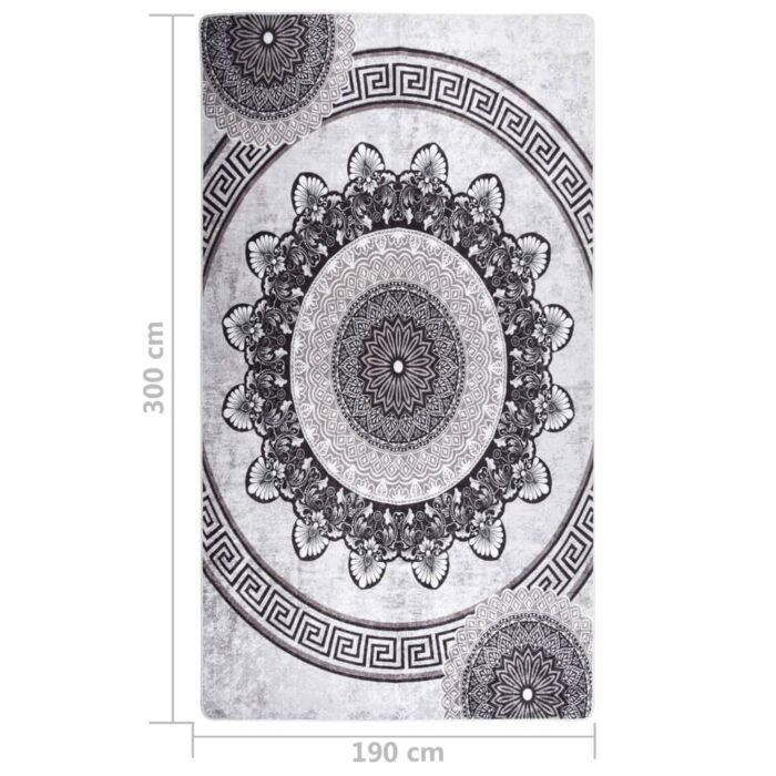 Tapis lavable antidérapant 190x300 cm multicolore – Image 4