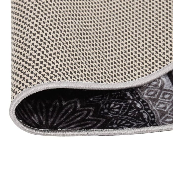 Tapis lavable antidérapant φ120 cm multicolore – Image 2