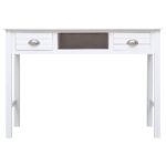 Buffet Blanc 108x45x76 cm Bois de Paulownia massif – Image 2