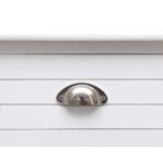 Buffet Blanc 108x45x76 cm Bois de Paulownia massif – Image 5