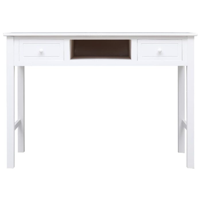 Buffet Blanc 108x45x76 cm Bois de Paulownia massif – Image 3