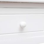 Buffet Blanc 108x45x76 cm Bois de Paulownia massif – Image 6