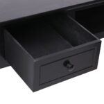 Buffet Noir 108x45x76 cm Bois de Paulownia massif – Image 5