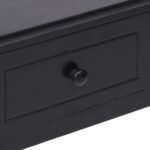 Buffet Noir 108x45x76 cm Bois de Paulownia massif – Image 6