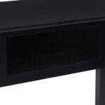 Buffet Noir 108x45x76 cm Bois de Paulownia massif – Image 7