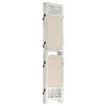 Cloison de séparation 5 panneaux Crème 175x165 cm Tissu – Image 2