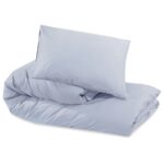 Ensemble de housse de couette Gris 200x200 cm Microfibre légère – Image 5