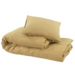 Ensemble de housse de couette Taupe 220x240 cm Microfibre – Image 4