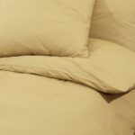 Ensemble de housse de couette Taupe 220x240 cm Microfibre – Image 5