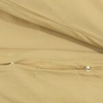 Ensemble de housse de couette Taupe 220x240 cm Microfibre – Image 6