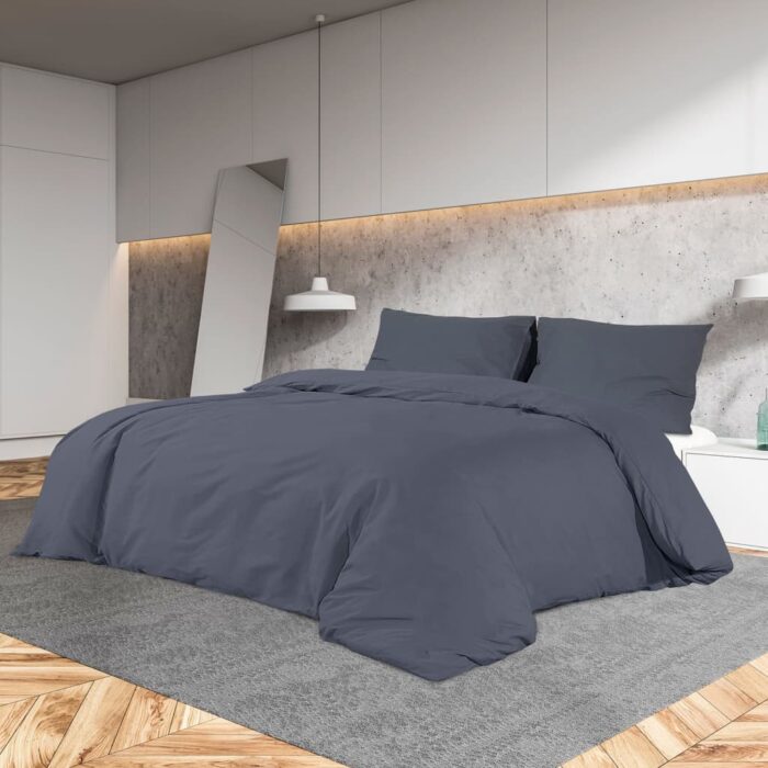 VXL8720286657058_m_en_hd_1.jpg Ensemble de housse de couette Anthracite 260x240 cm Coton – Image 1