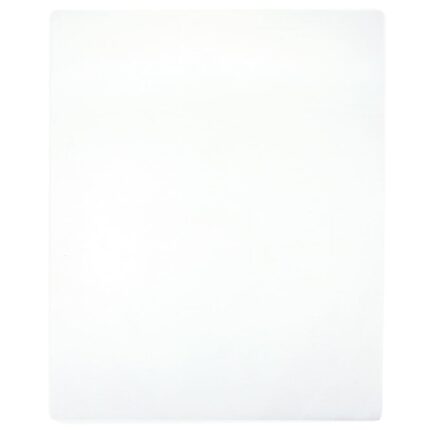 Drap-housse Jersey Blanc 140x200 cm Coton