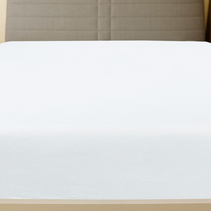 Draps-housses Jersey 2 pcs Blanc 160x200 cm Coton – Image 2