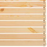 Canapé d'angle de jardin Bois de pin massif – Image 3