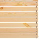 Canapé central de jardin Bois de pin massif – Image 3