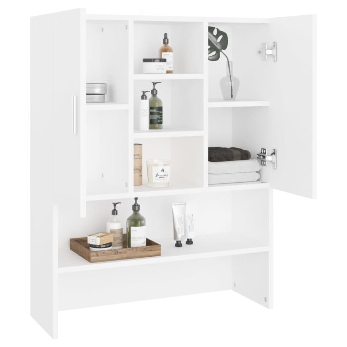 Meuble pour machine à laver Blanc – Image 4